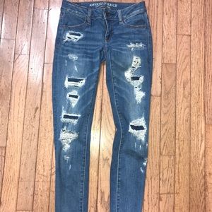 American Eagle Distressed Skinny Jeans